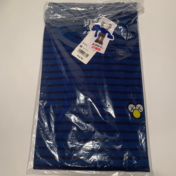 KAWS x Uniqlo Striped Tee ( T-shirt ) BFF